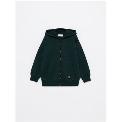 PLUSH JACKET WITH HOOD