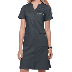 UA Butter-Soft STRETCH Button Up Shirt Scrub Dress
