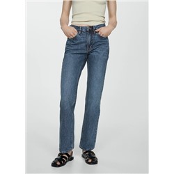Jeans rectos tiro medio