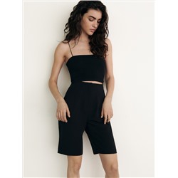Shorts mit Falten