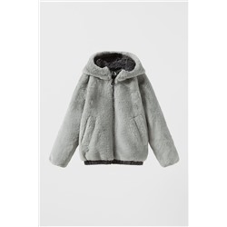 CAZADORA COMFY ACOLCHADA EFECTO PELO