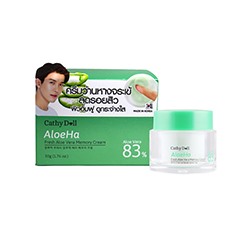 Увлажняющий освежающий крем для лица Fresh Aloe Vera Memory Cream с алоэ вера серии  Aloe Ha Cathy Doll 50 гр / Cathy Doll Aloe Ha Fresh Aloe Vera Memory Cream 50 g