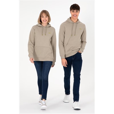 Erkek Açık Haki Basic Sweatshirt