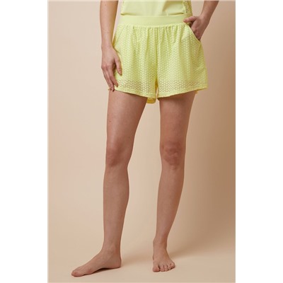 Short Zelia Amarillo acidulado