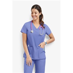 STYLE # BU562 Easy STRETCH by Butter-Soft™ Zoe Women's 4-Pocket V-Neck Scrub Top