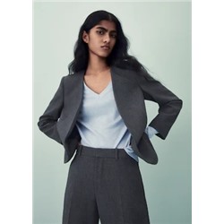 Americana traje collarless