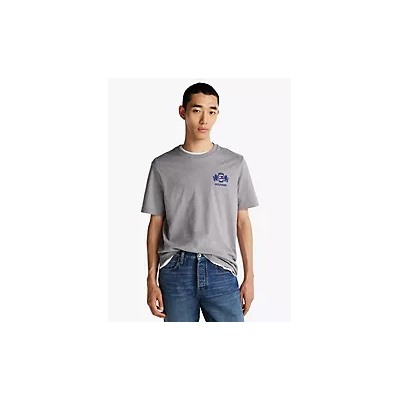 Embroidered Flag Crest T-Shirt