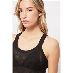 Camiseta de tirantes Negro
