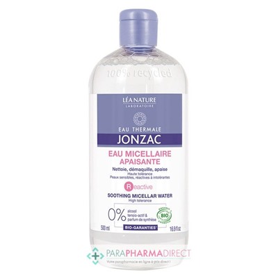 Eau Thermale Jonzac - Reactive - Eau Micellaire Apaisante BIO 500ml