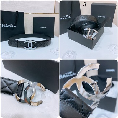 Женский ремень Chane*l 🖤 (натуральная кожа)