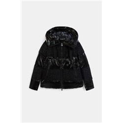 Chaqueta acolchada jacquard