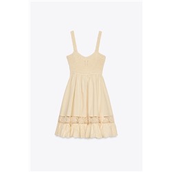 COMBINED KNIT DRESS