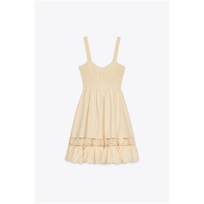 COMBINED KNIT DRESS