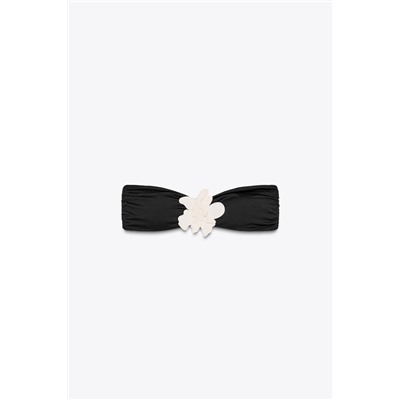 TOP BIKINI BANDEAU FLOR