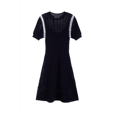 Vestido recto Negro