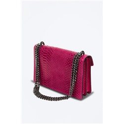 Bolso de nobuk Fucsia