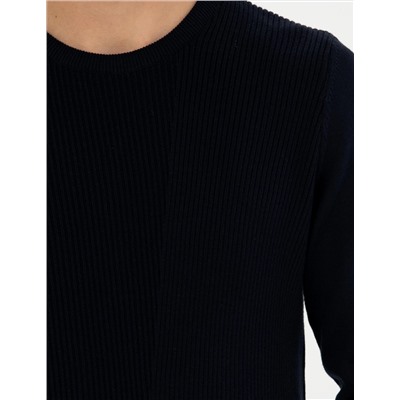 Lacivert Slim Fit Kazak
