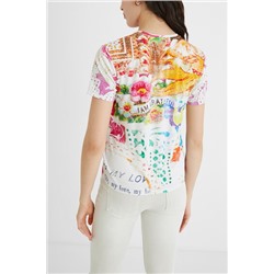 Camiseta manga corta corazón