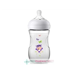 Avent Biberon Natural 1m+ 260ml Hippopotame