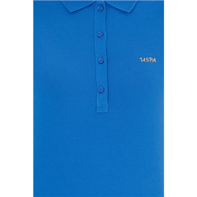 Kadın Saks Basic Polo Yaka Tişört