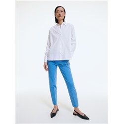 Zigarettenhose mit Bügelkante