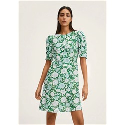 Vestido estampado flores -  Mujer | MANGO OUTLET España