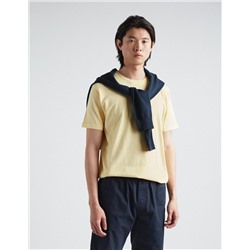 Basic T-shirt, Men, Light Yellow
