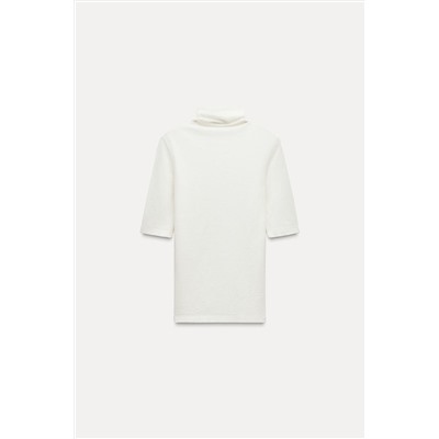 MERCERISED WOOL BLEND T-SHIRT