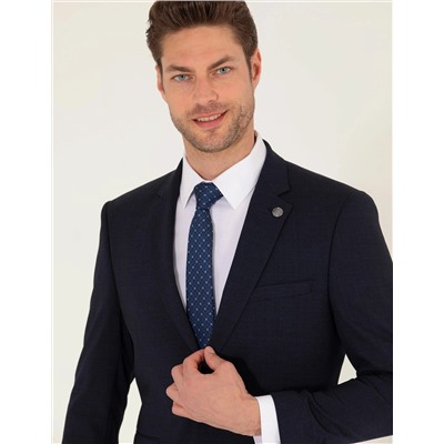 Lacivert Slim Fit Takım Elbise