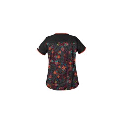 UA Pretty Persian Black Scrub Top