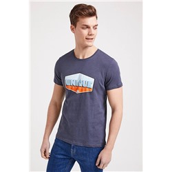 Lee Cooper Erkek Unique O Yaka T-Shirt Antrasit 202 LCM 242025