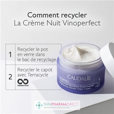 Caudalie Vinoperfect - Crème Nuit Glycolique Anti-Taches 50ml