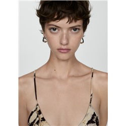 Vestido largo animal print
