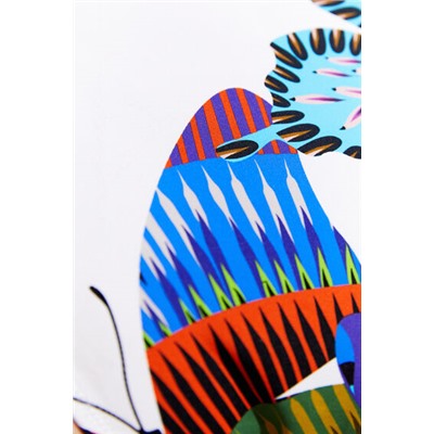 Top bikini nudo mariposas