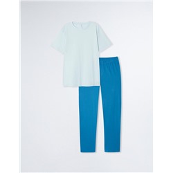 Plain Pyjamas, Men, Light Blue