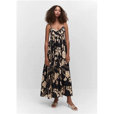 Vestido estampado vuelo