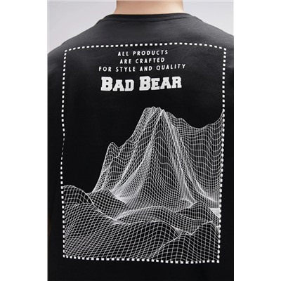 Bad Bear, Eddy Siyah Erkek Baskılı Tişört