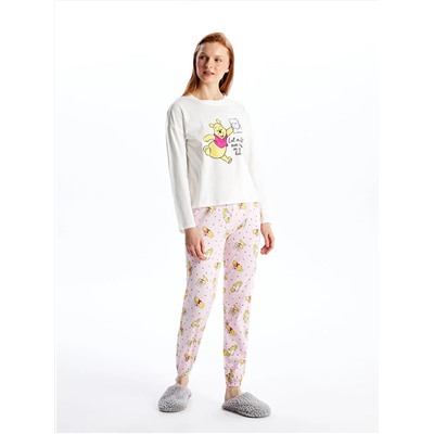 LC Waikiki Bisiklet Yaka Winnie the Pooh Baskılı Uzun Kollu Kadın Pijama Takımı, LCW DREAM                                            
                                            Bisiklet Yaka Winnie the Pooh Baskılı Uzun Kollu Kadın Pijama Takımı