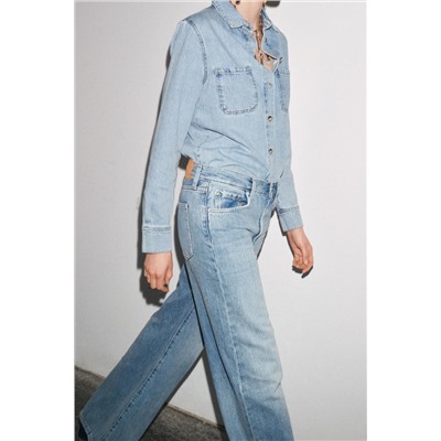 JEANS ZW COLLECTION WIDE LEG TIRO BAJO