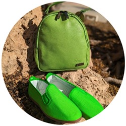 Kunfu 55 verde fluor+AB.Z · Pelle · mochila NAPA (630) PISTACHO