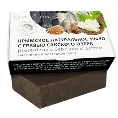 Мыло MED-formula PSORA-DERM с березовым дегтем 50 гр