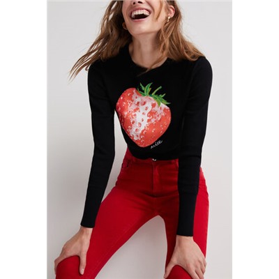 Jersey cropped fresa