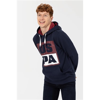 Erkek Lacivert Kapüşonlu Sweatshirt