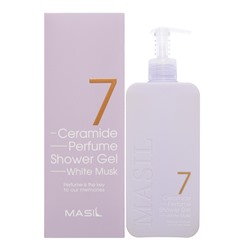 061511 MASIL 7 CERAMIDE PERFUME SHOWER GEL WHITE MUSK Парфюмированный гель для душа с керамидами и ароматом белого мускуса 500мл