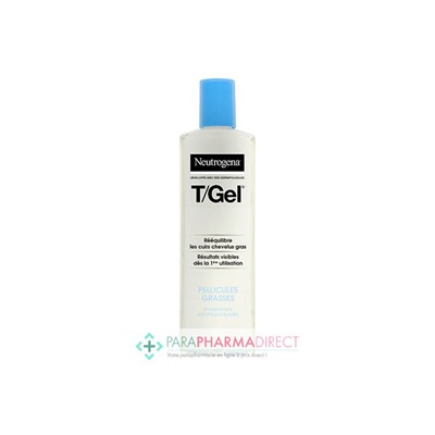 Neutrogena T/Gel - Shampooing Antipelliculaire - Pellicules Grasses 250ml