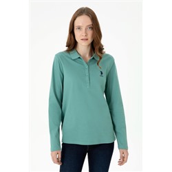 Kadın Mint Basic Sweatshirt