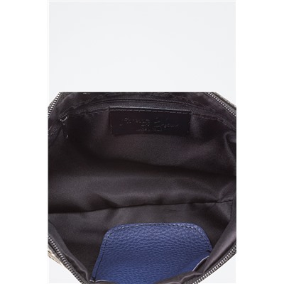 Bandolera de piel Zia - Gris