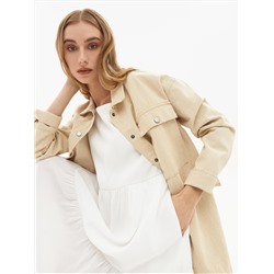 Короткое белое платье GRAMPUS из 100% экологичного модала