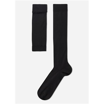 Lange Herrensocken aus elastischer Baumwolle