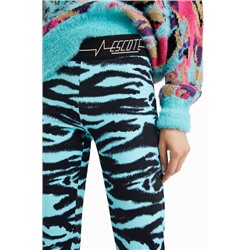 Legging slim animal print
